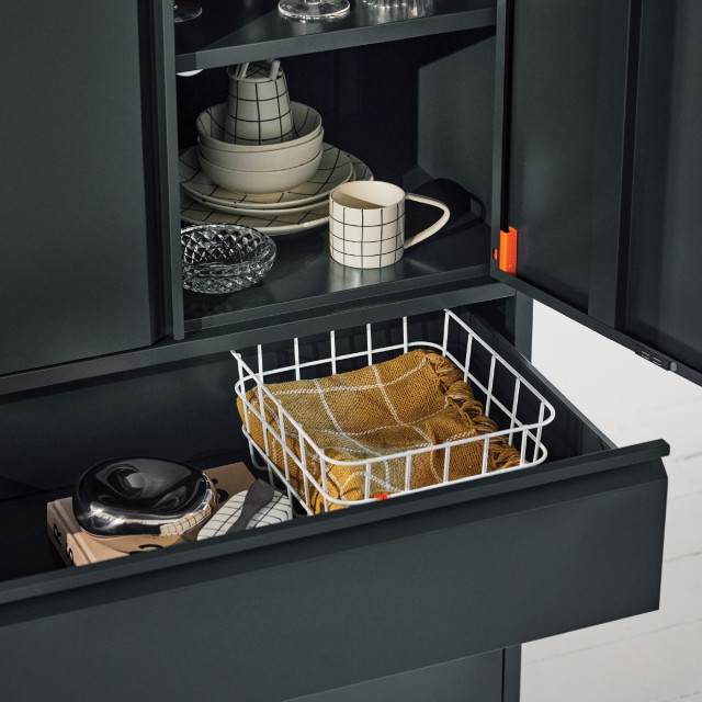 Popstrukt Bon Bon Double Locker - Dark Flint