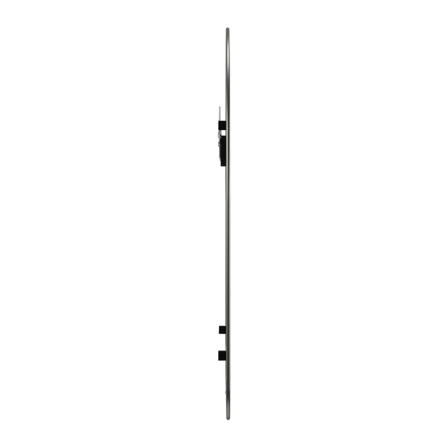 Umbra Hubba Arched Mirror - Metallic Titanium Side View