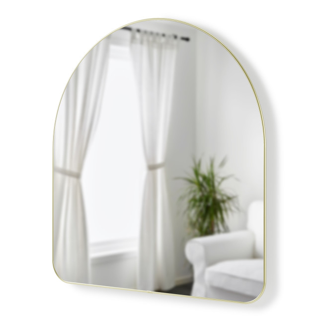 Umbra Hubba Arched Mirror - Brass