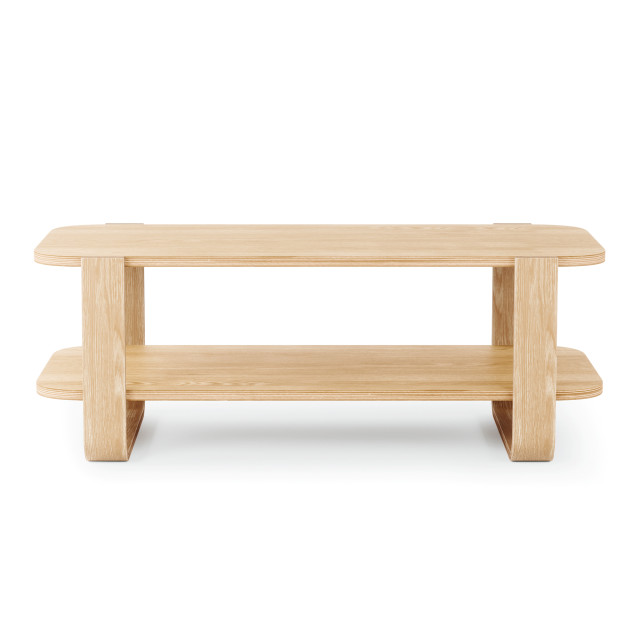 Umbra Bellwood Coffee Table - Natural Front View