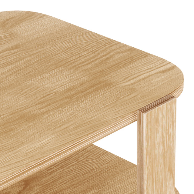 Umbra Bellwood Coffee Table - Natural Detail Shot