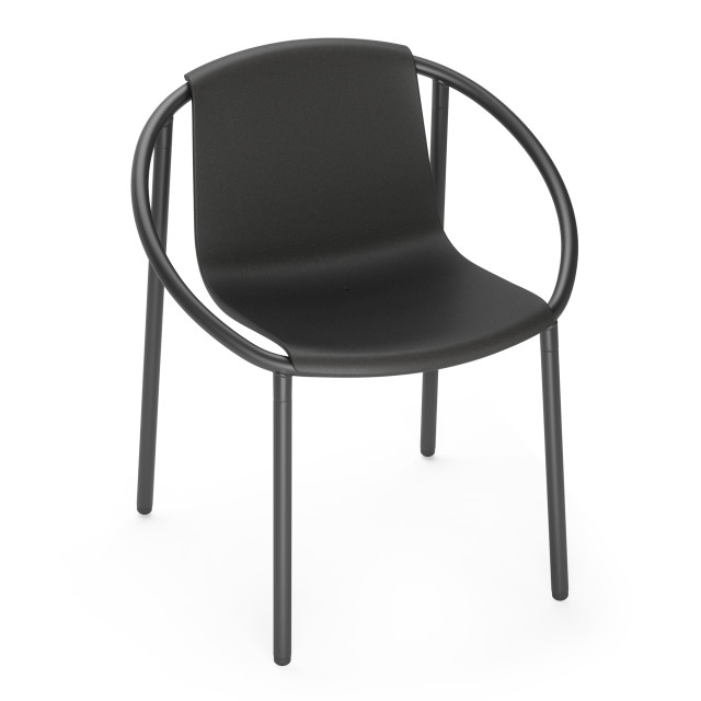 Umbra Ringo Chair - Black angle