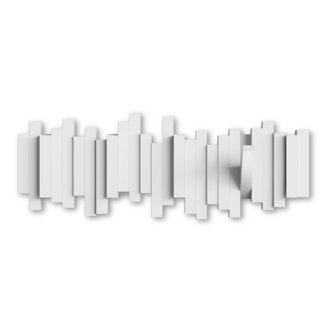 Umbra Sticks Multi Hook - White angle
