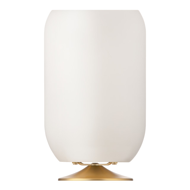 Kooduu Atmos Brass Silver All-In-One Wine Cooler Speaker & Lamp - Brass angle