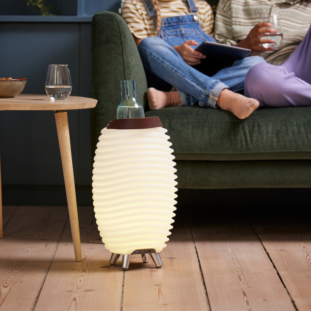 Kooduu Synergy All-In-One Wine Cooler Speaker & Lamp, Small with water