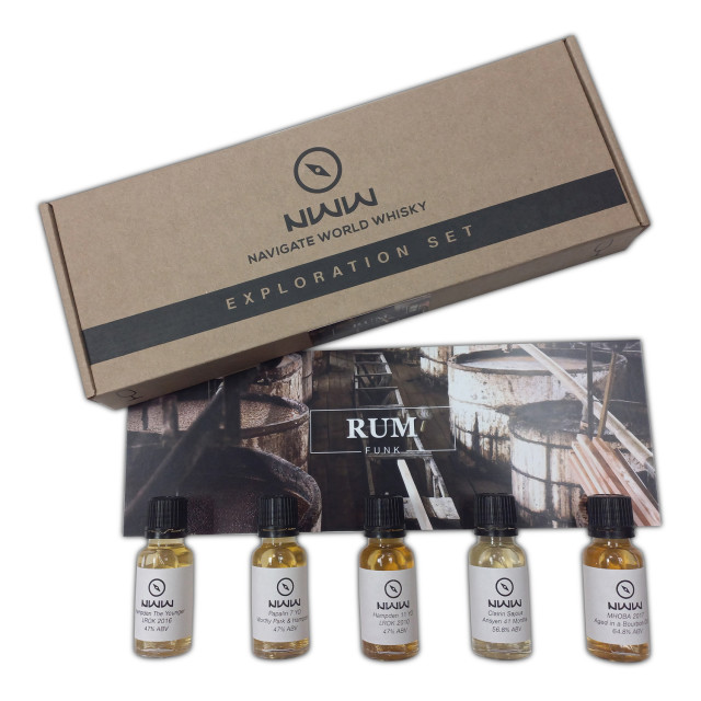 Navigate World Whiskey Transcontinental Rum Line 1.1 Tasting Flight