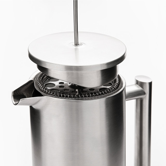 Yuppiechef Stainless Steel French Press - 1L top close up