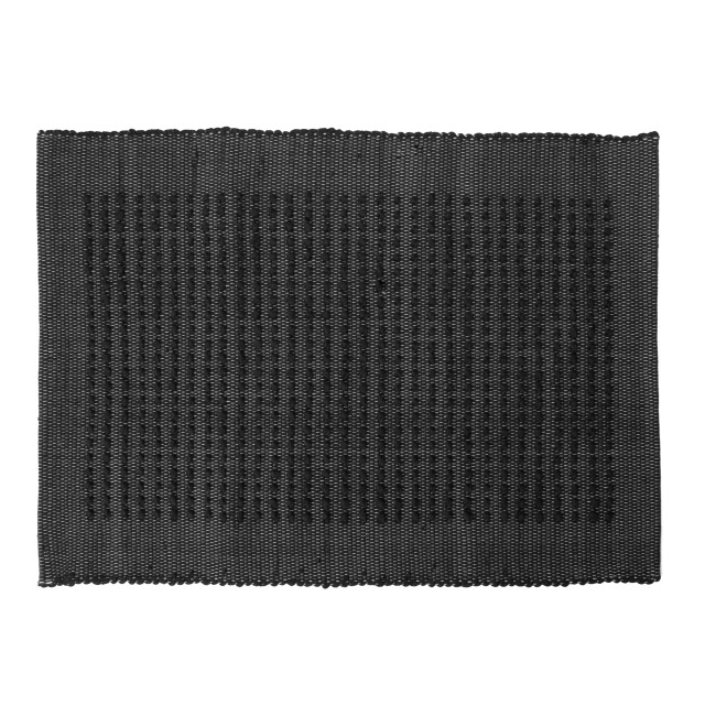 Amelia Jackson Bobbles Rag Rug, 75cm x 120cm - Charcoal