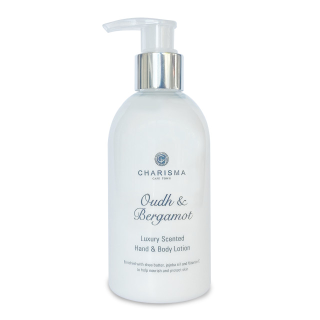 Charisma Candles Oudh & Bergamot Classic Luxury Scented Hand & Body Lotion, 250ml