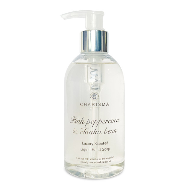 Charisma Candles Pink Peppercorn & Tonka Bean Classic Luxury Scented Liquid Hand Soap, 250ml