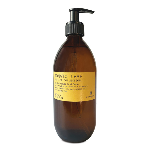 Charisma Candles Tomato Leaf Scented Rustica Liquid Hand Soap, 500ml