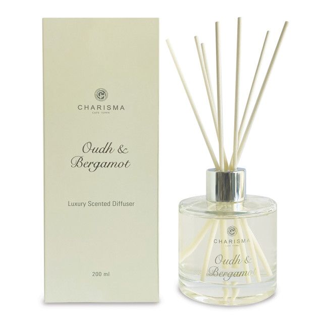 Charisma Candles Oudh & Bergamot Classic Luxury Scented Diffuser, 200ml