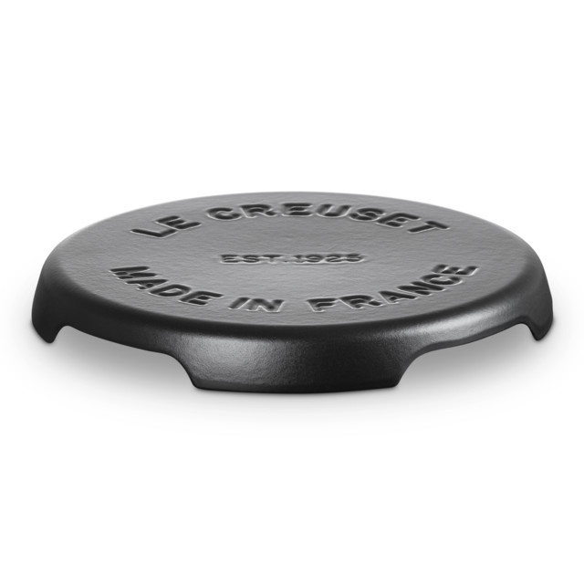 Le Creuset Signature Cast Iron Round Trivet, 22cm - Matte Black