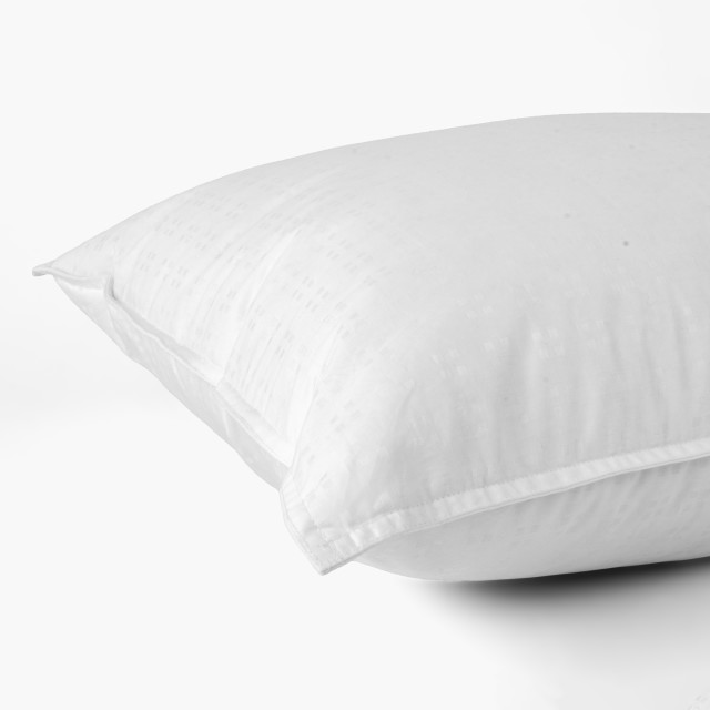 Thread Office 3 Chamber Goose Feather and Down Pillow, Medium Support - Standard
