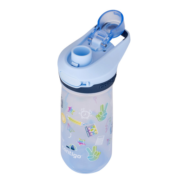 Contigo Jessie Autopop Bottle, 420ml - Periwinkle School angle