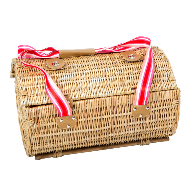Gift Baskets Fiesta Barrel 5-Person Picnic Basket angle