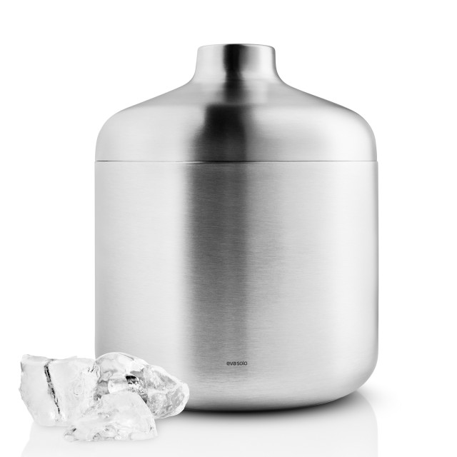 Eva Solo Liquid Lounge Insulated Ice Bucket with Scoop with ice
