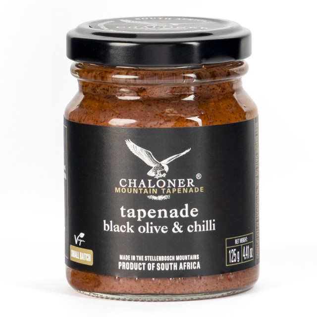 Chaloner Black Olive and Chilli Tapenade, 125g