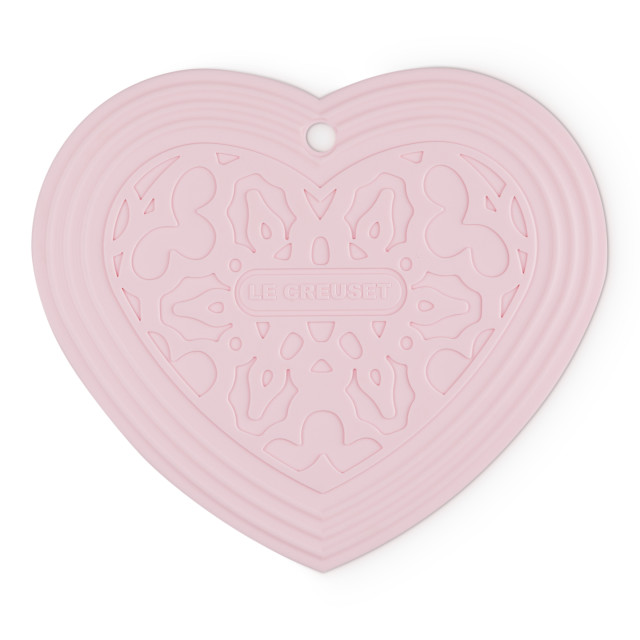 Le Creuset Silicone Heart Trivet - Power Pink