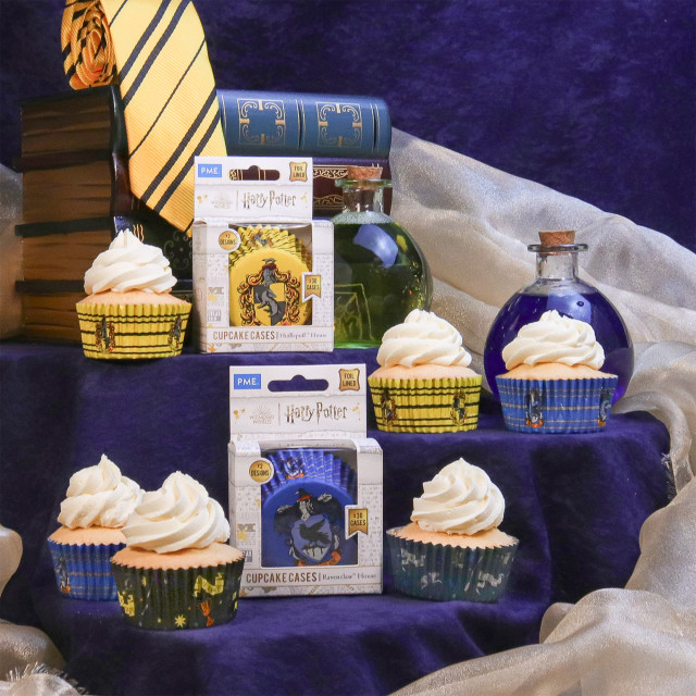 PME Harry Potter Houses Cupcake Cases, Pack of 30 - Hufflepuff on the table