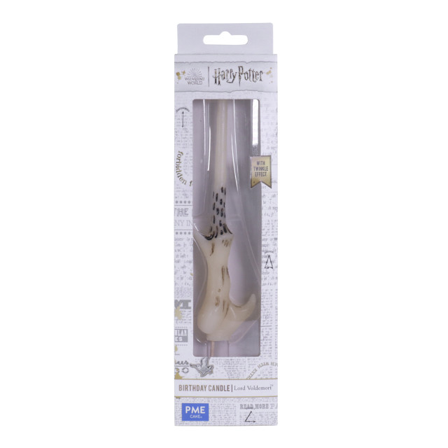 PME Harry Potter Character Wand Candle - Voldemort packaging