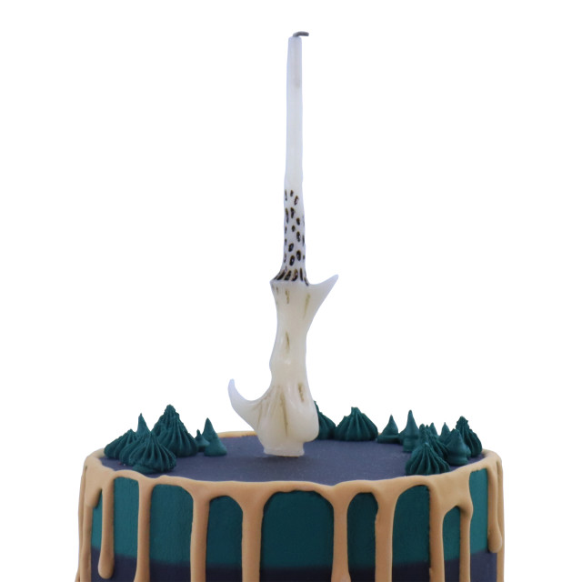 PME Harry Potter Character Wand Candle - Voldemort detail on the cake
