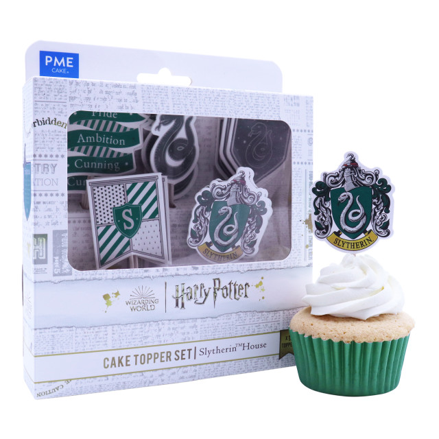 PME Harry Potter Houses Cake Toppers, Pack of 15 - Slytherin packaging