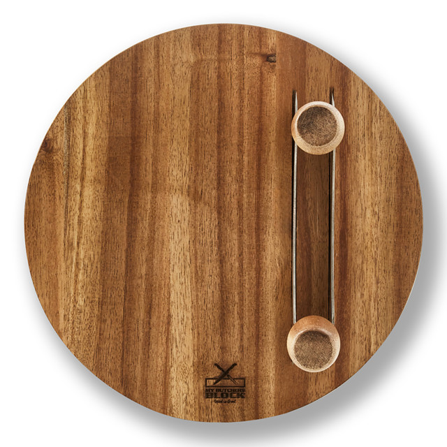 My Butchers Block Mezzaluna Set angle