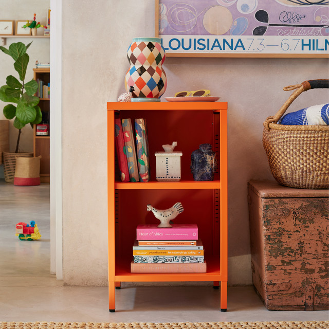 Popstrukt Wafer Side Table - Soda Pop Orange