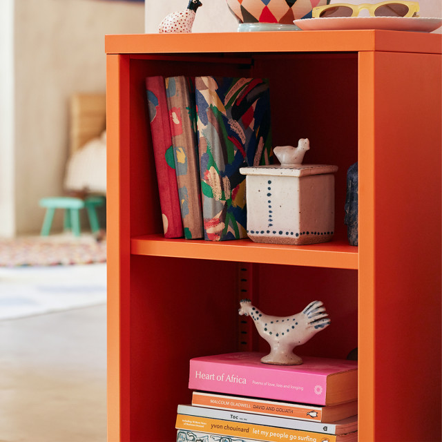 Popstrukt Wafer Side Table - Soda Pop Orange