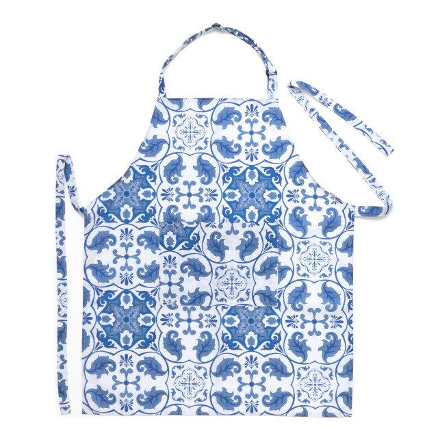 DSA Robyn Valerie Cape Blue Full Bib Apron