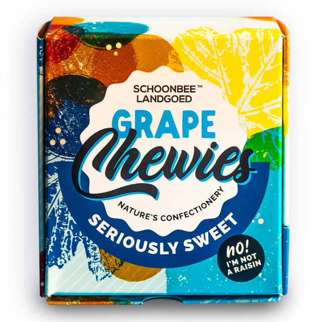 Schoonbee Landgoed Seriously Sweet Grape Chewies, Box of 4