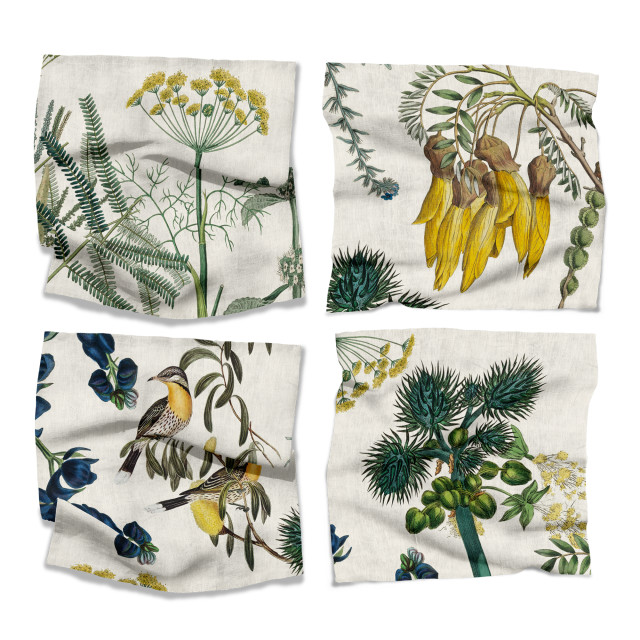 Cara Saven 4 Decor Kruger Napkins, Set of 4