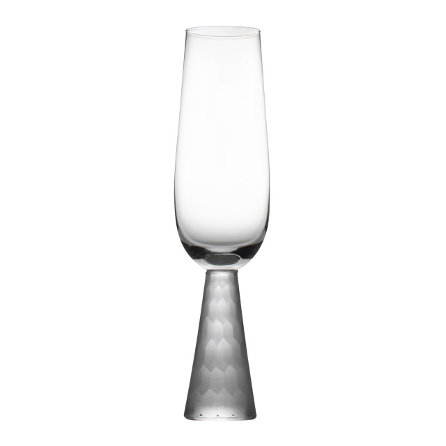 Jenna Clifford Champagne Glasses with Etched Stem, Set of 2