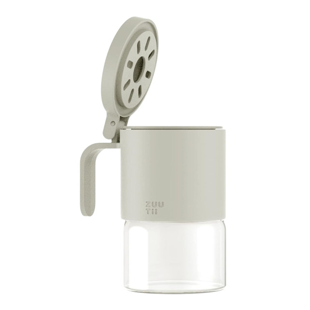Zuutii Spice Container and Shaker, 300ml - Light Cream