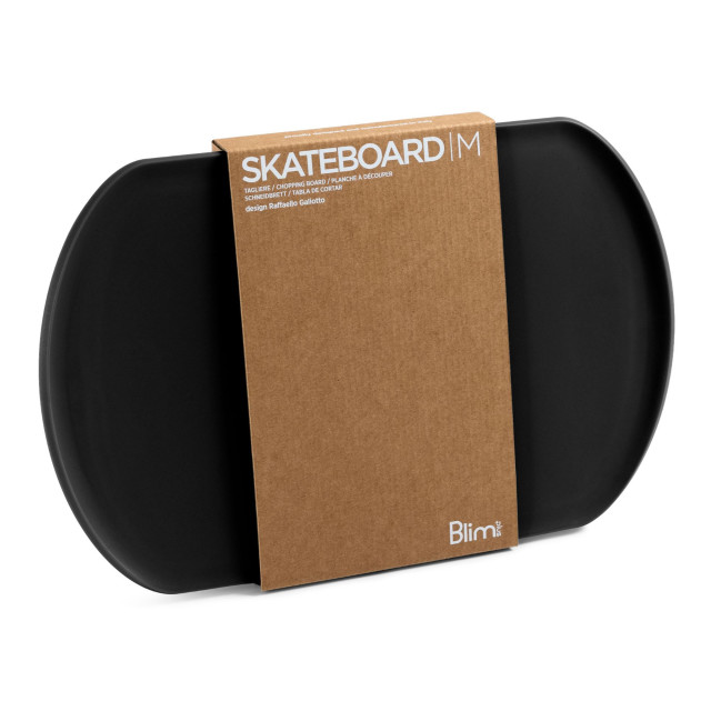 Blim Plus Skateboard Chopping Board - Carbon Black packaging