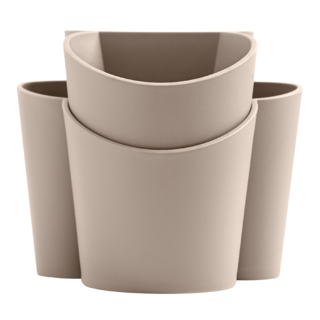 Blim Plus Gocciolo Cutlery Drainer - Moka Grey angle