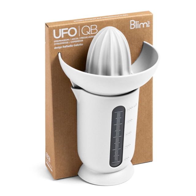 Blim Plus UFO Juicer with QB Jug - Arctic White packaging