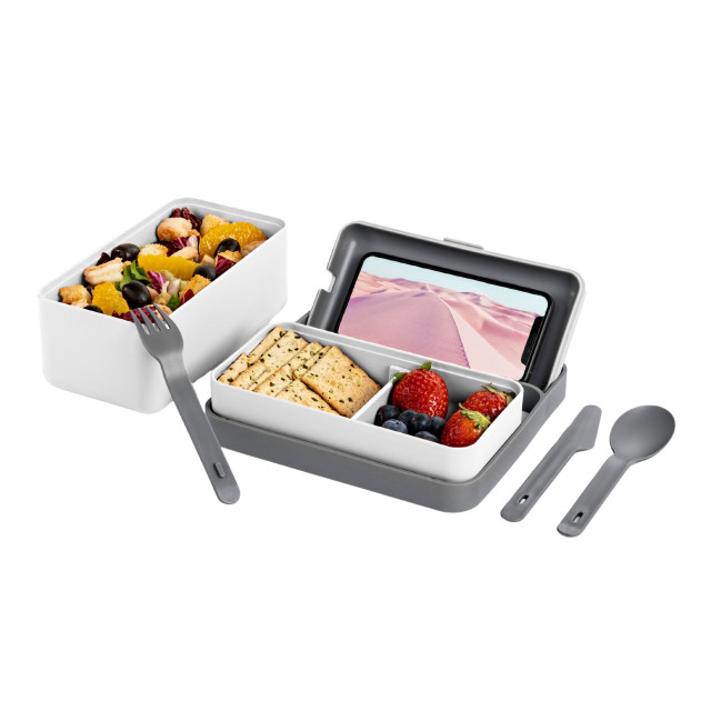 Blim Plus Bauletto Lunchbox, Small - Arctic White detail