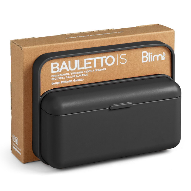 Blim Plus Bauletto Lunchbox, Small - Carbon Black packaging