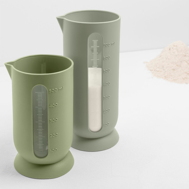 Blim Plus QB Measuring Jug, Medium - Forest Medium on the table
