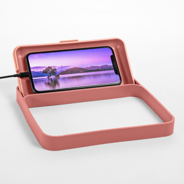 Blim Plus Bauletto Lunchbox, Medium - Flamingo Pink detail