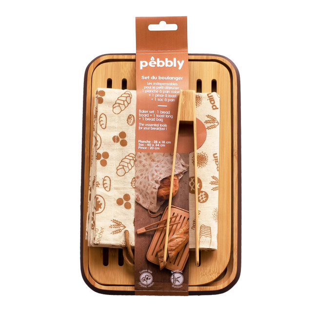 Pebbly Bread Baker Gift Pack, Set of 3 packaging