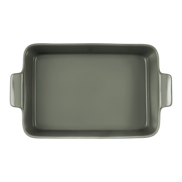 Maxwell & Williams Indulgence Rectangle Dish, 32cm - Sage top view