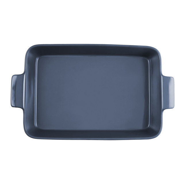 Maxwell & Williams Indulgence Lasagne Dish, 36cm - Slate Blue top view