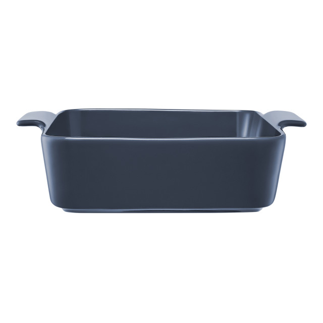 Maxwell & Williams Indulgence Square Dish, 24cm - Slate Blue side view
