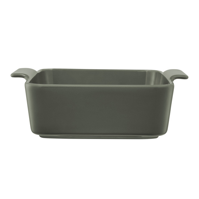 Maxwell & Williams Indulgence Square Dish, 19cm - Sage side view