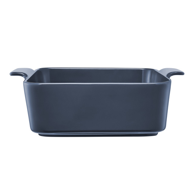Maxwell & Williams Indulgence Square Dish, 19cm - Slate Blue side view