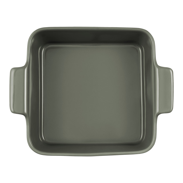 Maxwell & Williams Indulgence Square Dish, 19cm - Sage top view