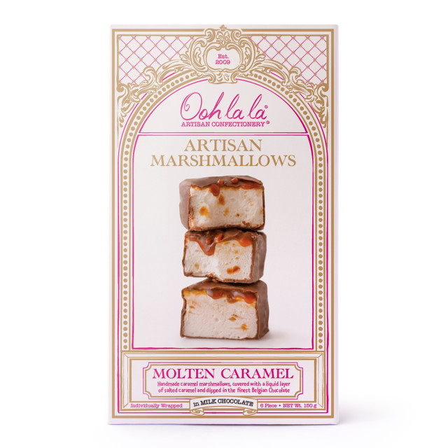 Ooh La La Artisan Confectionery Molten Caramel Marshmallows, 150g